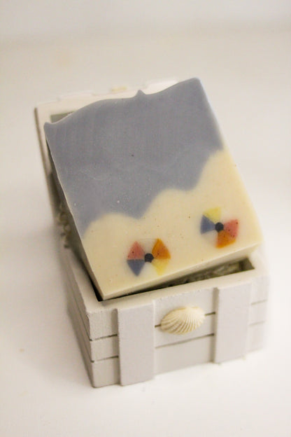 Săpun Blue Waves - cu uleiuri esențiale de lavandă, mentă, lime și rozmarin