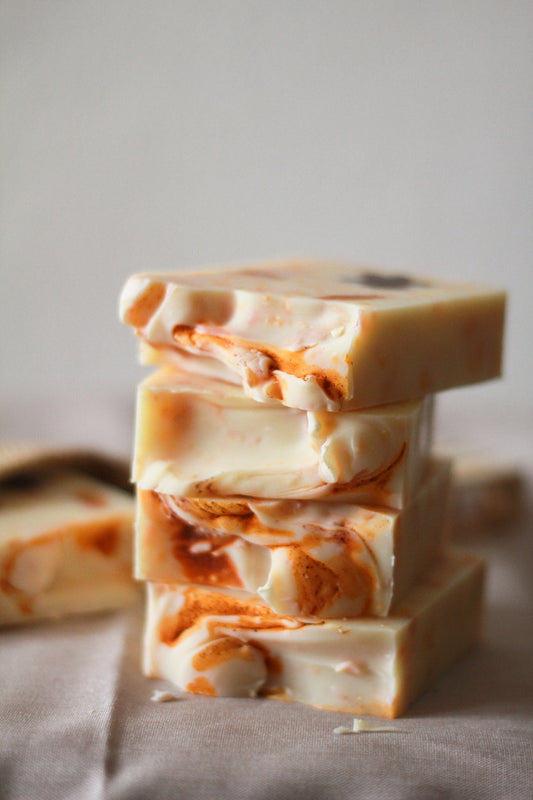 Felii de săpun natural Sweet Ginger cu ghimbir, portocală și scorțișoară
